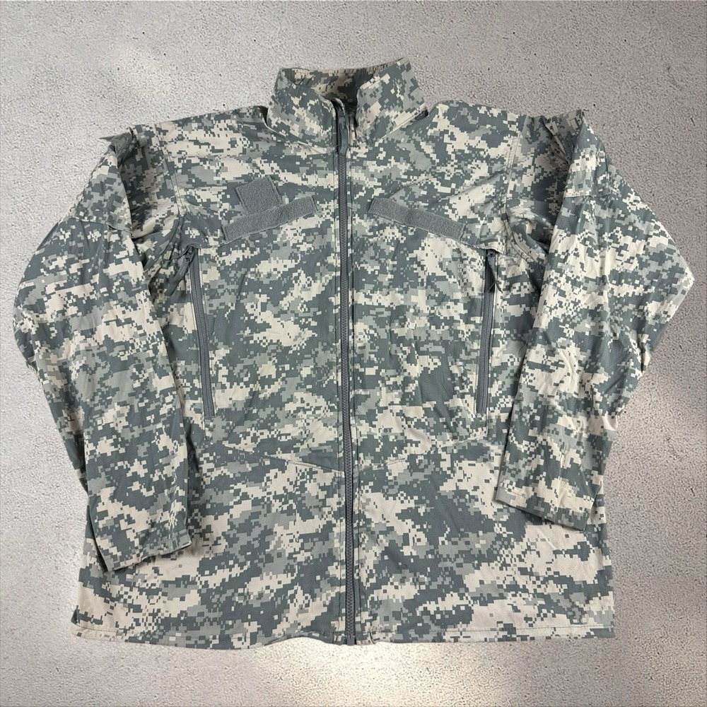 US Military ECWCS Cold Weather Wind Jacket Large Reg Gen 3 Level 4, ACU UCP Camo